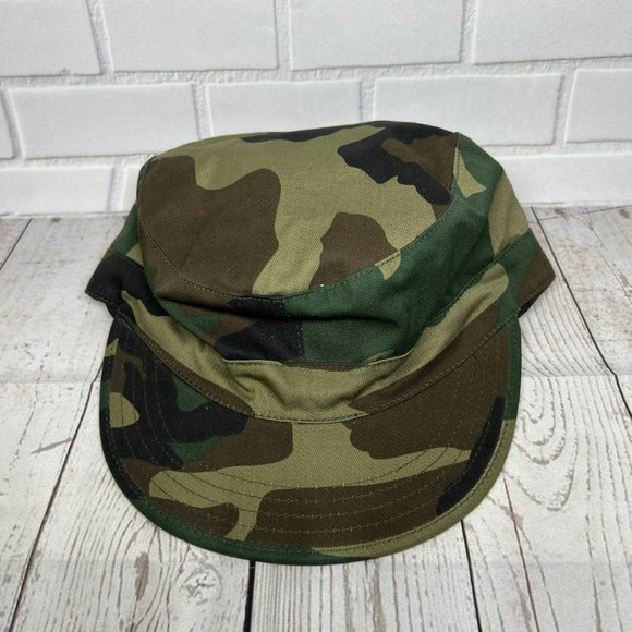Camouflage Military Size‎ 7 Cap Combat Hat Army Cap Men - Picture 1 of 6